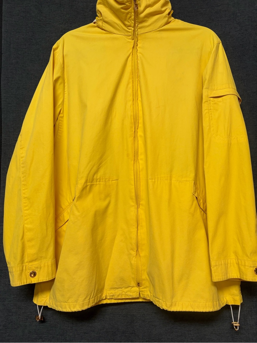 Ralph Lauren Yellow Hooded Raincoat
